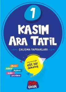 Elitçocuk 1.Sınıf Kasım Ara Tatil Çalışma Kitabı