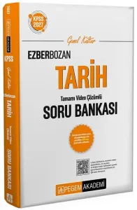 Pegem Yayınları 2027 KPSS Ezberbozan Tarih Tamamı Video Çözümlü Soru Bankası