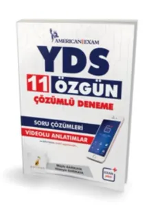 2018 YDS 11 Özgün Çözümlü Deneme Sınavı