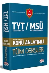 Editör TYT-MSÜ Konu Anlatımlı Tüm Dersler-YENİ