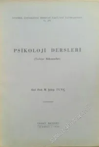 Psikoloji Dersleri ( Terbiye Bakımından ) -        1950