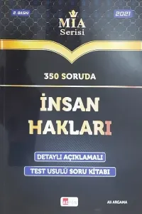 Akfon Yayınları 350 Soruda İnsan Hakları Soru Bankası MİA Serisi