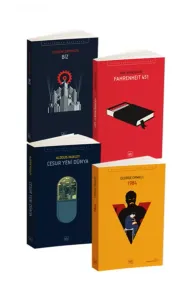 Kara Dörtleme Set (Biz, Cesur Yeni Dünya, 1984, Fahrenheit 451)