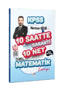 Dizgi Kitap Yayınları 2026 KPSS Mertcan Güler ile Tamamı Video Anlatımlı 10 Saatte Garanti 10 Net Temel Matematik Kampı