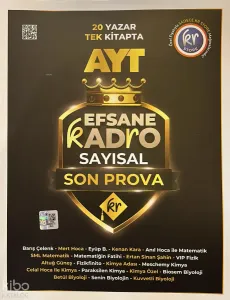 KR Akademi AYT Efsane Kadro Sayısal Son Prova