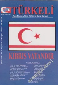 Türkel Aylık Siyaset, Fikir, Kültür ve Sanat Dergisi - Sayı: 106    8  Şubat