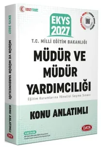 Data Yayınları 2027 MEB EKYS Müdür ve Müdür Yardımcılığı Konu Anlatımlı (Maarif Modeline Göre)