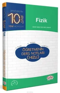 Editör 10. Sınıf Fizik Öğretmenin Ders Notları (Hızlı)