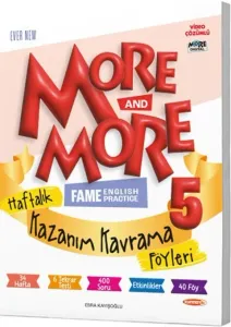 More More 5. Sınıf Haftalık Kazanım Kavrama Föyleri