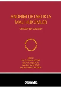 Anonim Ortaklıkta Mali Hükümler