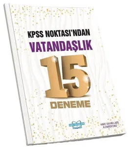 HMC Yayınları KPSS Noktasından Vatandaşlık 15 Deneme