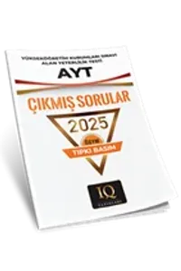 IQ YAYINLARI TIPKI BASIM ÖSYM ÇIKMIŞ SOR. AYT 2025
