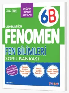 Fenomen Okul Yayınları 6. Sınıf Fen Bilimleri Fenomen B Soru Bankası