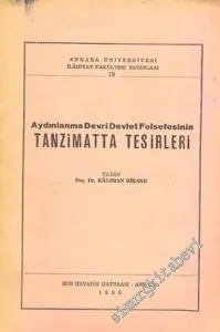 Aydınlanma Devri Devlet Felsefesinin Tanzimatta Tesirleri -        1955