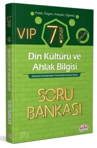 ​Editör Yayınları 7. Sınıf VIP Din Kültürü ve Ahlak Bilgisi Soru Bankası