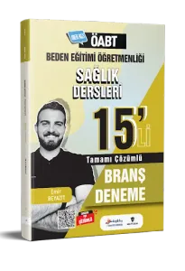 Dizgi Kitap Yayınları 2027 MEB-AGS ÖABT Altın Gol Besyo Beden Eğitimi Öğretmenliği Sağlık Dersleri PDF Çözümlü 15 Deneme
