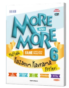 6 MORE&MORE HAFTALIK KAZANIM KAVRAMA FÖYLERİ (40 FÖY)