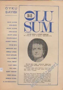 Oluşum Aylık Sanat ve Düşün Dergisi Öykü Sayısı - 10 /11 - 52 - 53    4  Ağustos Eylül