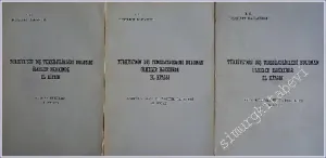 Türkiye'nin Dış Temsilcilikleri Bulunan Ülkeler Hakkında El Kitabı 1 - 3: 1. Kitap: Avrupa Ülkeleri; 2. Kitap: Amerika, Asya ve Pasifik Ülkeleri; 3. Kitap: Ortadoğu ve Afrika Ülkeleri -        1988