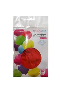 BALONEVİ 18" PASTEL BALON KIRMIZI 10 LU