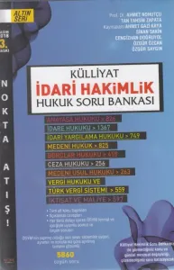 Külliyat - İdari Hakimlik Soru Bankası