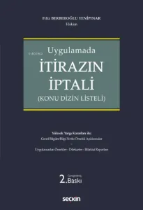 İtirazın İptali;Konu Dizin Listeli