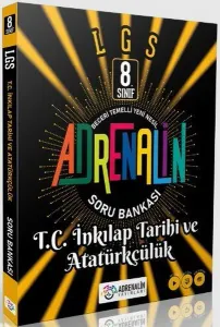 Adrenalin Yayınları 8. Sınıf LGS TC İnkılap Tarihi ve Atatürkçülük Soru Bankası