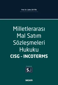 Milletlerarası Mal Satım Sözleşmeleri Hukuku