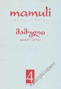 Mamuli Kültürel Dergi - Sayı: 4      Ekim - Aralık