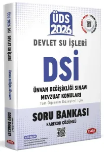 Data Yayınları 2026 ÜDS Devlet Su İşleri (DSİ) Soru Bankası