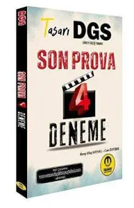 Tasarı Yayınları DGS Son Prova 4 Deneme PDF Çözümlü