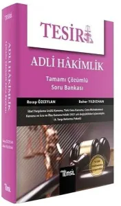 Tesir Adli Hakimlik Tamamı Çözümlü Soru Bankası