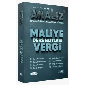 MONOPOL KPSS A Grubu Analiz Maliye Vergi Ders Notları
