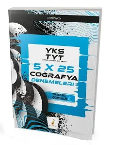 Pelikan Yayınları TYT 5x25 Coğrafya Denemeleri