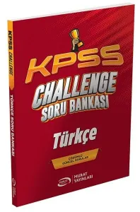 Murat Yayınları KPSS Türkçe CHALLENGE Soru Bankası Çözümlü