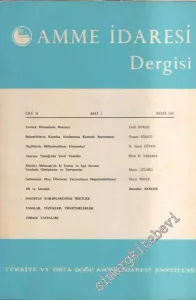 Amme İdaresi Dergisi  - 3  15    Eylül
