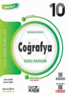 Üçgen Akademi Lise 10. Sınıf Coğrafya Soru Bankası