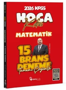 Hoca Kafası Yayınları 2026 KPSS Matematik 15 Deneme Çözümlü
