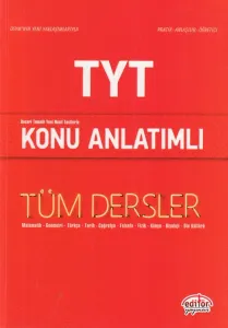 Editör TYT Tüm Dersler Konu Anlatımlı Kırmızı Kitap (Yeni)
