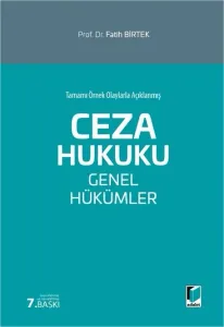 Ceza Hukuku Genel Hükümler