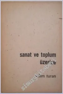 Sanat ve Toplum Üzerine -