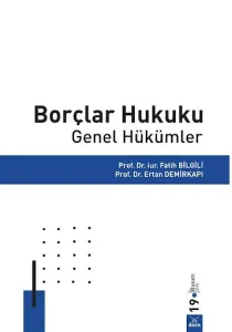Borçlar Hukuku Genel Hükümler