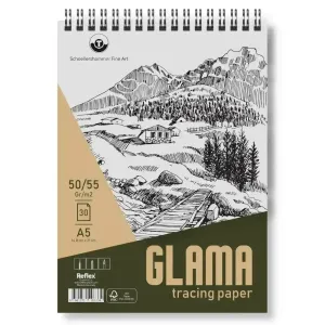 Schoellershammer Glama Tracing Paper Pad Aydınger Eskiz Defteri 55gr A5 30yp