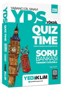 Yediiklim Yayınları YDSYÖKDİL Quiz Time Tamamı Çözümlü Soru Bankası