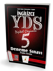 İngilizce YDS Çözümlü 5 Deneme Sınavı Özgün Sorular - Açıklamalı Çözümler