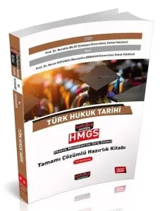 Savaş Yayınları 2025 HMGS Türk Hukuk Tarihi Tamamı Çözümlü Hazırlık Kitabı