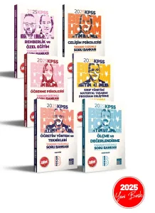 Benim Hocam Yayınları 2025 KPSS Eğitim Bilimleri Tamamı Çözümlü Soru Bankası Seti (6 Kitap)