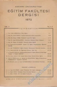 EBF - Ankara Üniversitesi Eğitim Bilimleri Fakültesi Dergisi - 1 - 2  5