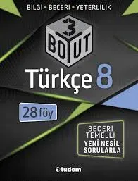 TUDEM 8. SINIF TÜRKÇE 3 BOYUT