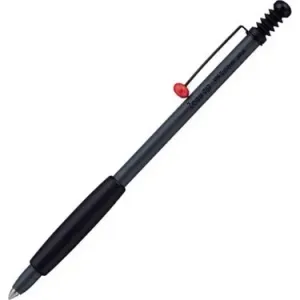 Tombow ZOOM 707 Tükenmez Kalem 0,7mm Karton Kutulu Gri/Siyah